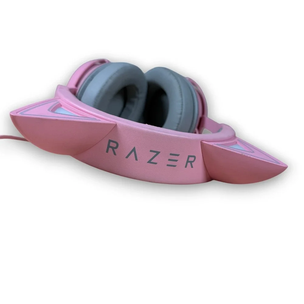 Razer Kraken Kitty Edition Gen 1 RGB Gaming Headset Quartz Pink‎ Wired USB